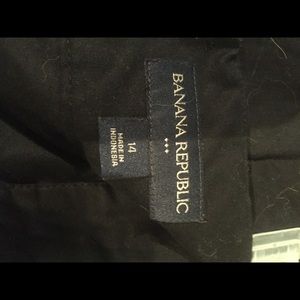 Banana republic black skirt